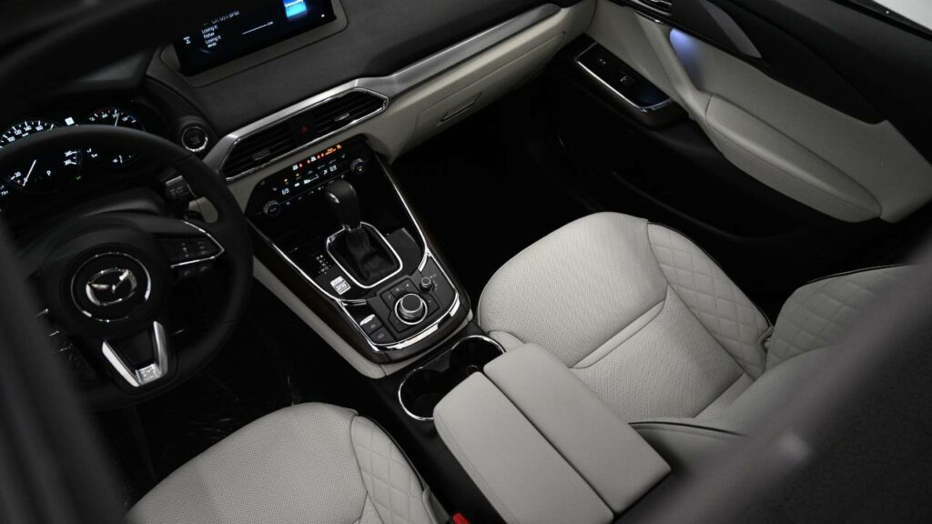 Comfortable interior of a Mazda automobile